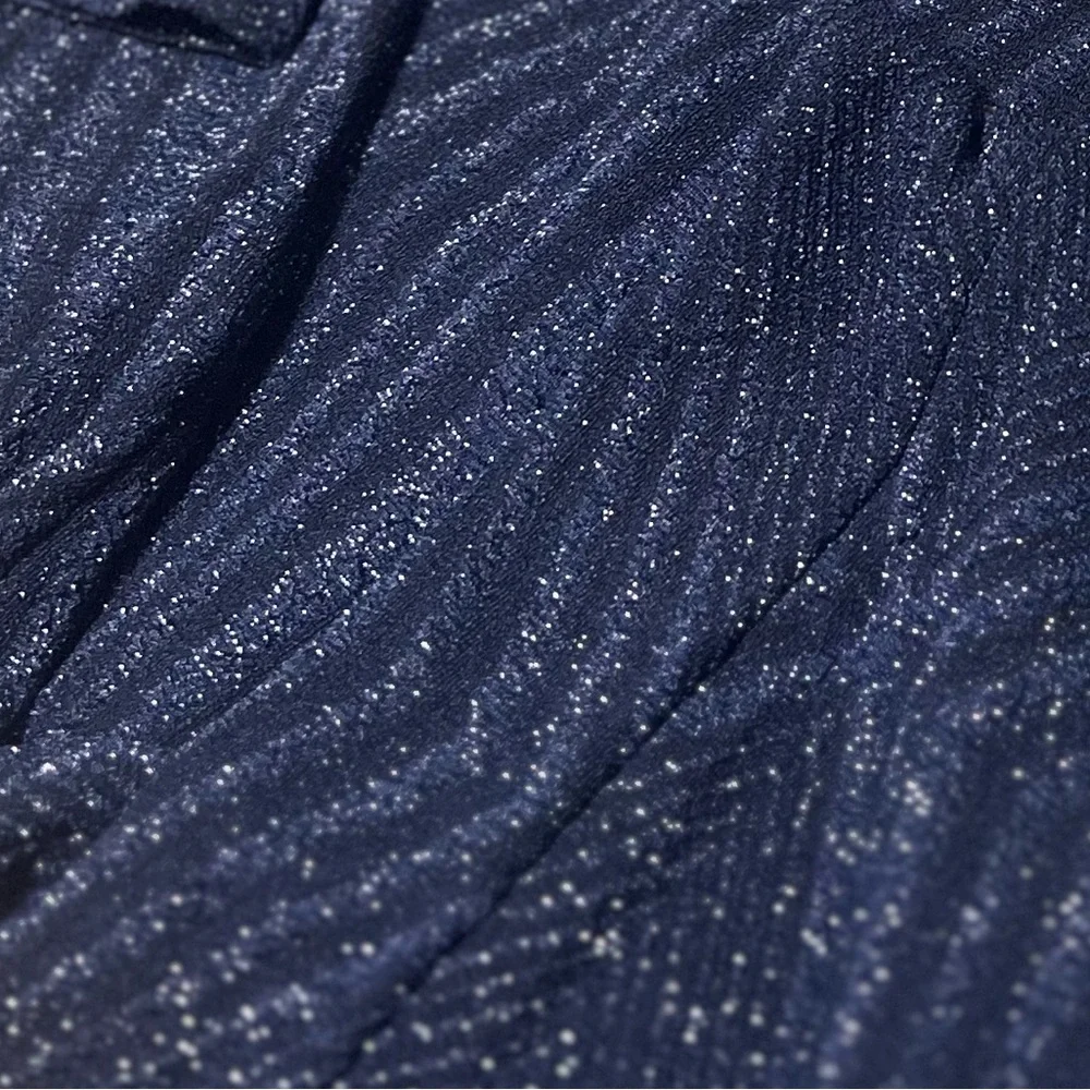 🌻Francesca's Collections Sparkling Navy Jumpsuit🌻 - Picture 4 of 4
